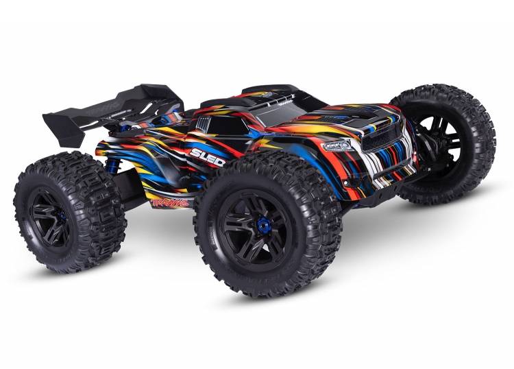 Traxxas Slæde 1/8 Lastbil 6S Bælte Blå