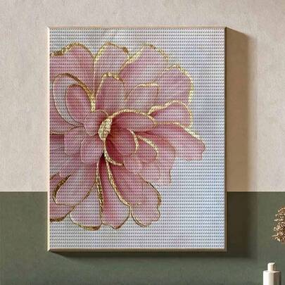 5D DIY diamantmålning vackra blommor, diamantkonstkit mosaik heminredning väggkonst, present till vän jul, alla hjärtans dag, halloween, thanksgiving - Multifärgad (30*40,40*50)