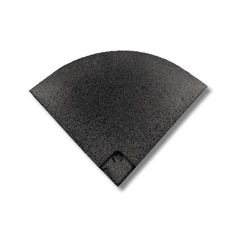 20mm Sprung PRO Interlocking Gym Tiles with Connection Inserts Included - Corner
