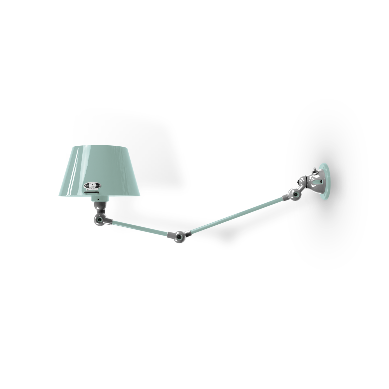 Aicler AID371 væglampe fra Jieldé - Vespa green / Poleret/blank