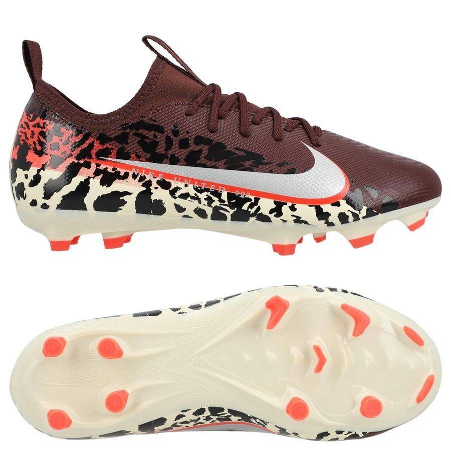 Nike Air Zoom Mercurial Vapor 16 Academy MG United - Röd/Silver/Universal Red/Grå Barn - Multi Ground (MG) - ['Röd'] (32)