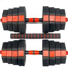 FitNord Justerbart Hantel- och Pump-set, Vinyl 30 kg