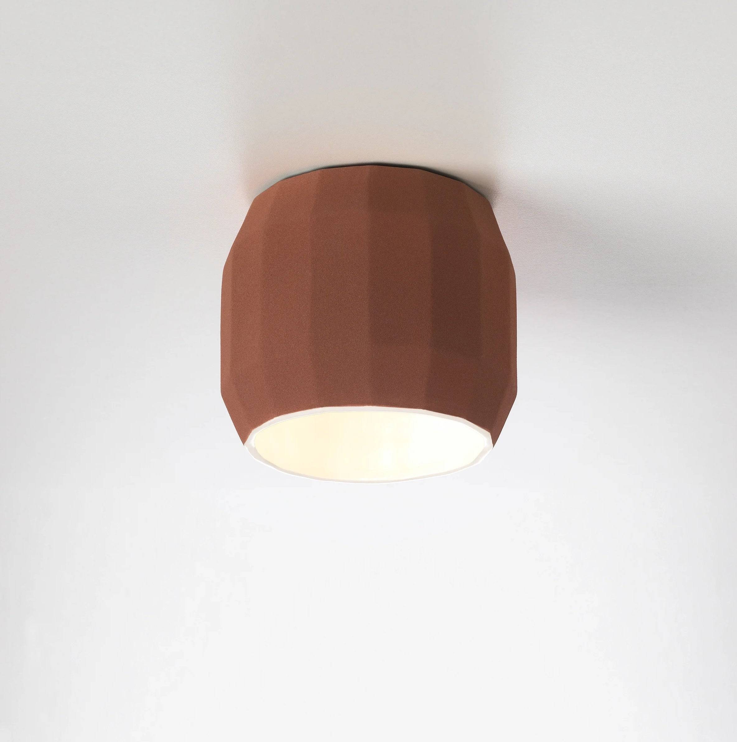 Scotch Club loftlampe fra Marset - Terracotta/hvid
