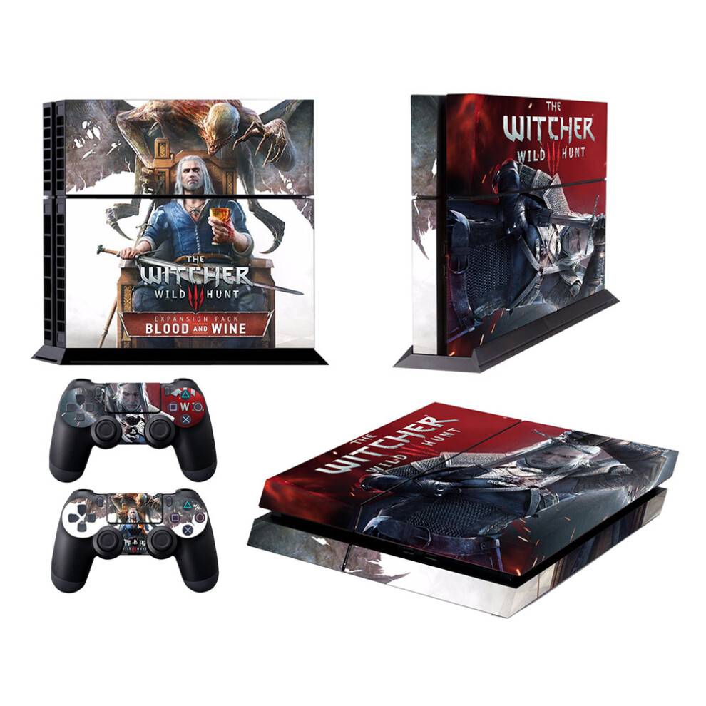 Tilpasset Playstation 4 Console vinylklistermærke, Dualshock controller-skin med præcisionsudskæring og glat tynd vinyl, eksklusivt look.