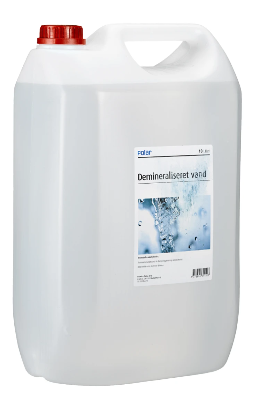 Demineraliseret vand 10 liter Polar