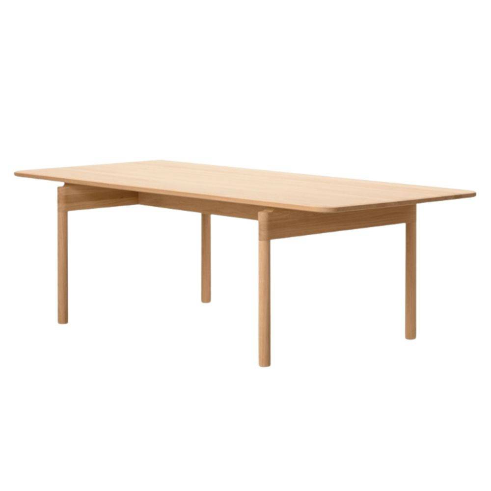 Fredericia Furniture Post Table Spisebord 225x100 cm Oak Light Oil