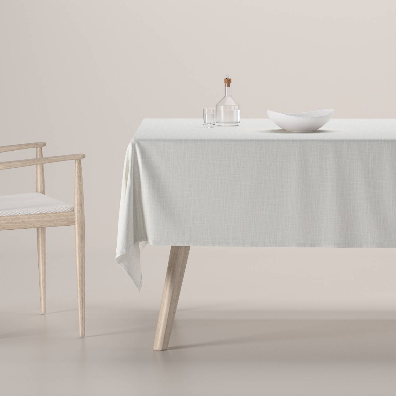 Rektangulär bordsduk, Kräm, Harmony