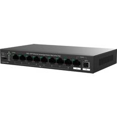 Tenda TEG1110PF-8-120W 9x1GbE 1xSFP PoE Unmanaged Switch
