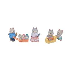 Sylvanian Families - Husky-familie og tvillinger - Klar til levering - Prismatch