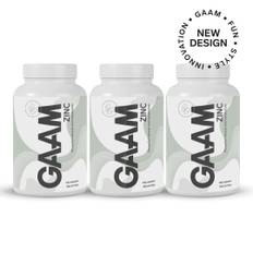 3 X Gaam Zinc 90 Caps