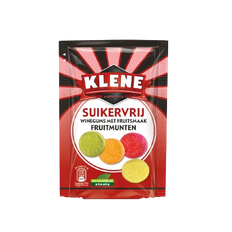 Klene Fruitmunten Stevia 110 gr.