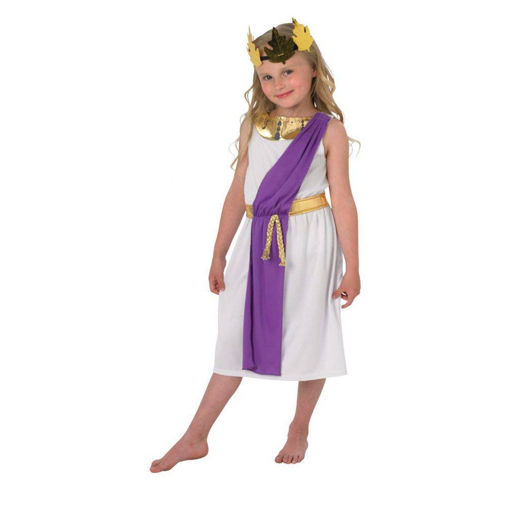 Romer Pige Kostume 116 cm Romer Udklædning 888313