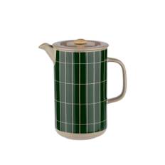 Marimekko - Tiiliskivi Coffee Press Terra, Dark Green - Brun