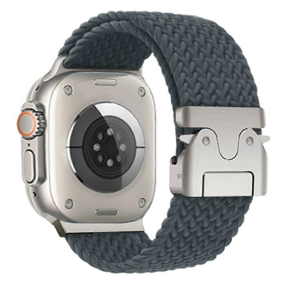 (Lake Green, Multicolor) Braided Strap for Apple Watch Series 10 9 8 7 SE 6 5 4 3 2 1 42mm 41mm 40mm 38mm Watch Band 24mm Par