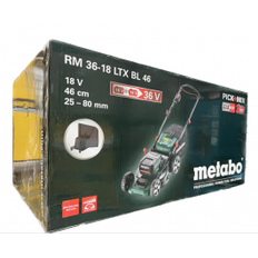 Metabo RM 36-18 LTX BL 46 18V Akku-Rasenmäher 2 x 5.2 Ah Akkus 601606650