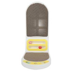 Cat Scratcher L Shaped Scratch Resistant Wearable Cat Scratch Pad with Bell Ball Toy for Indoor vit
