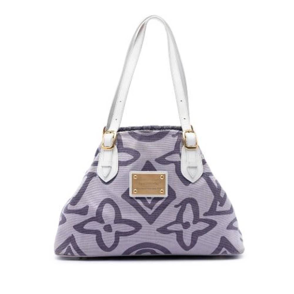 Louis Vuitton Vintage Pre-owned Tahitienne Cabas PM - Vintage - Dame - Lilla - ONE SIZE - Uld
