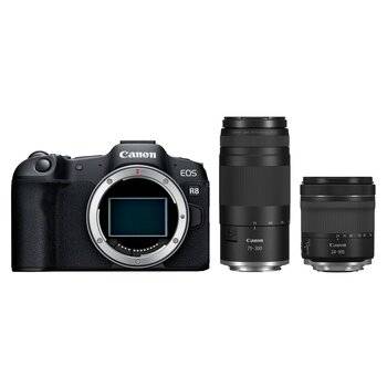 Canon EOS R8 + RF 24-105mm f/4.0-7.1 IS STM + RF 75-300mm f4-5.6