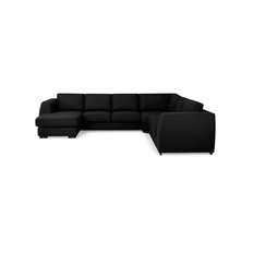 Optu 5-sits U-soffa svart