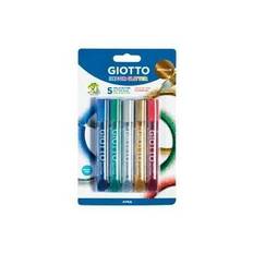 Giotto Decor Glitterlim Metallic, 5 st