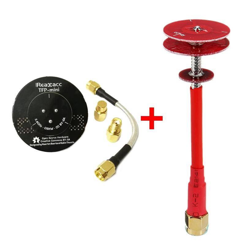 Realacc RHCP Pogoda Antenna + TFP-Mini Triple Feed Patch Dia. 45mm Antenn 5.8G 5dBi 8dBi Omni Directional Omni FPV Anten