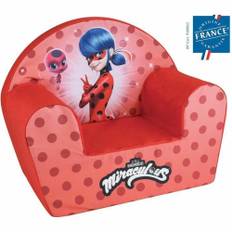 Barnfåtölj Fun House Lady Bug club 52 x 33 x 42 cm