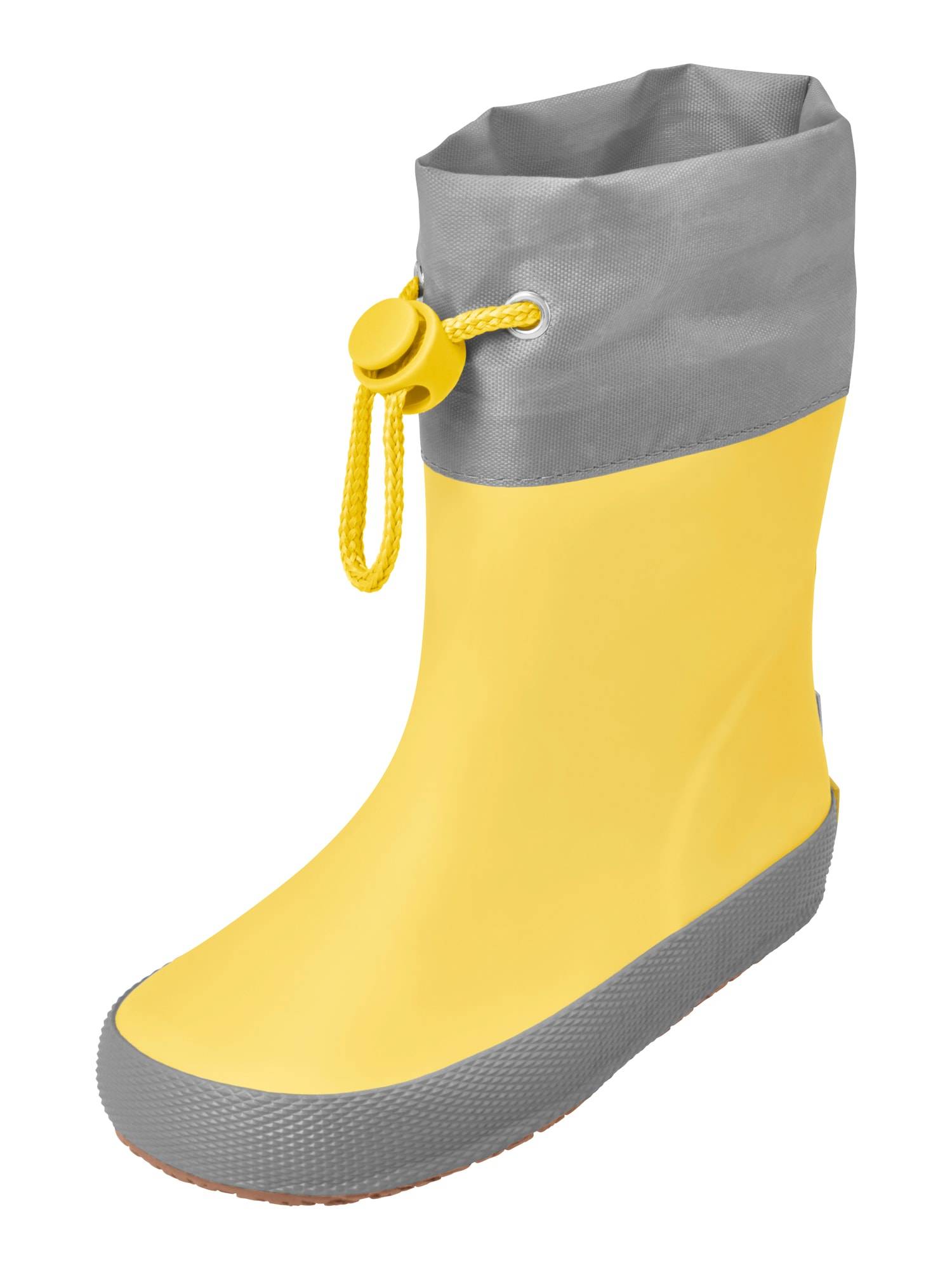 PLAYSHOES Gummistøvler gul / mørkegrå