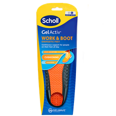 Scholl Gel Activ Insole Work & Boot (L) (1 sæt)