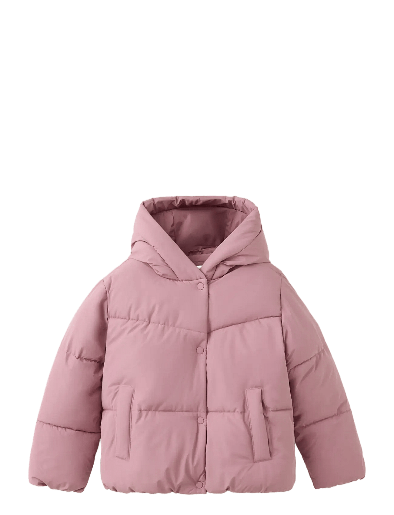Mango Hood Puffer Coat - Pink - 13-14