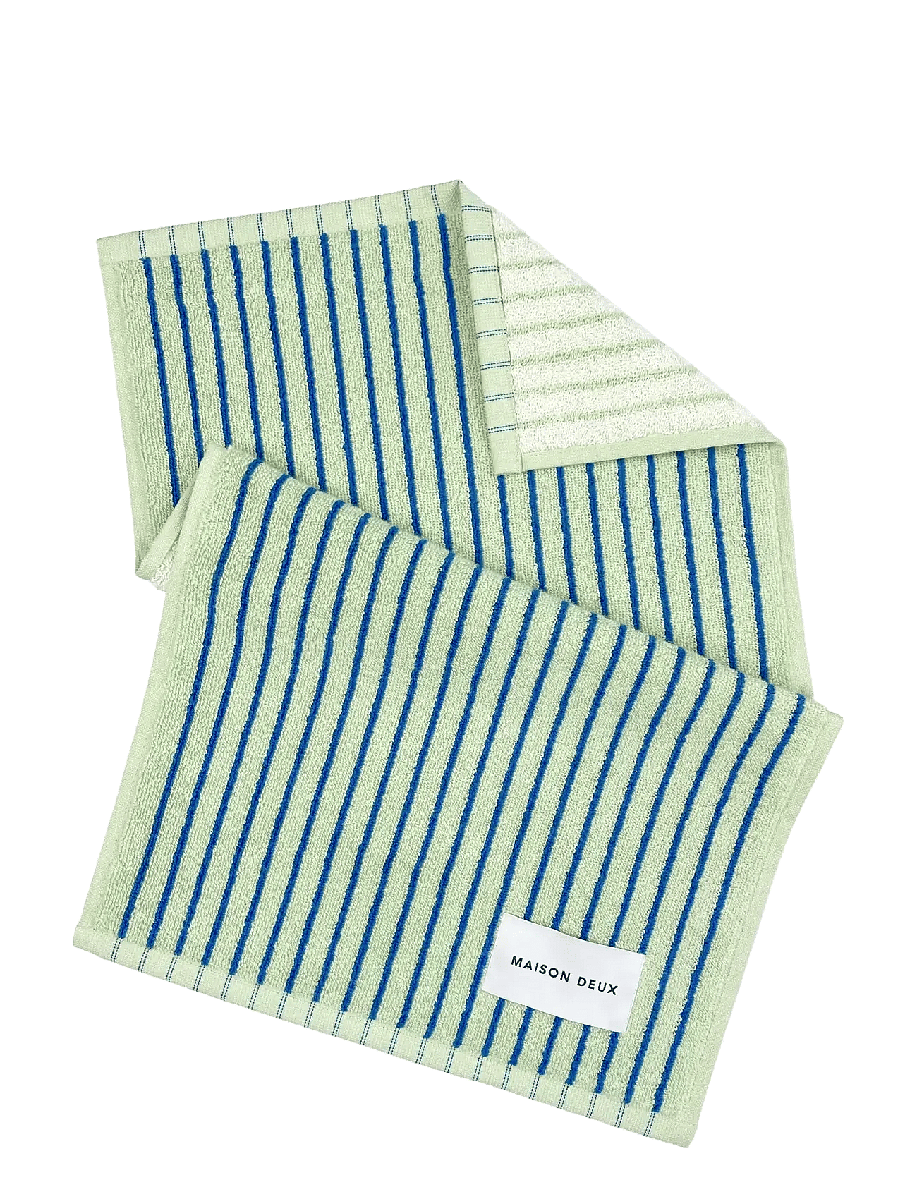 MAISON DEUX Stripes Color Sage Cobalt Blue | Green | 30X 50 cm