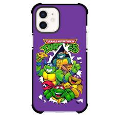 Teenage Mutant Ninja Turtles Phone Case For iPhone Samsung Galaxy Pixel OnePlus Vivo Xiaomi Asus Sony Motorola Nokia - Teenage Mutant Ninja Turtles Characters Violet Background