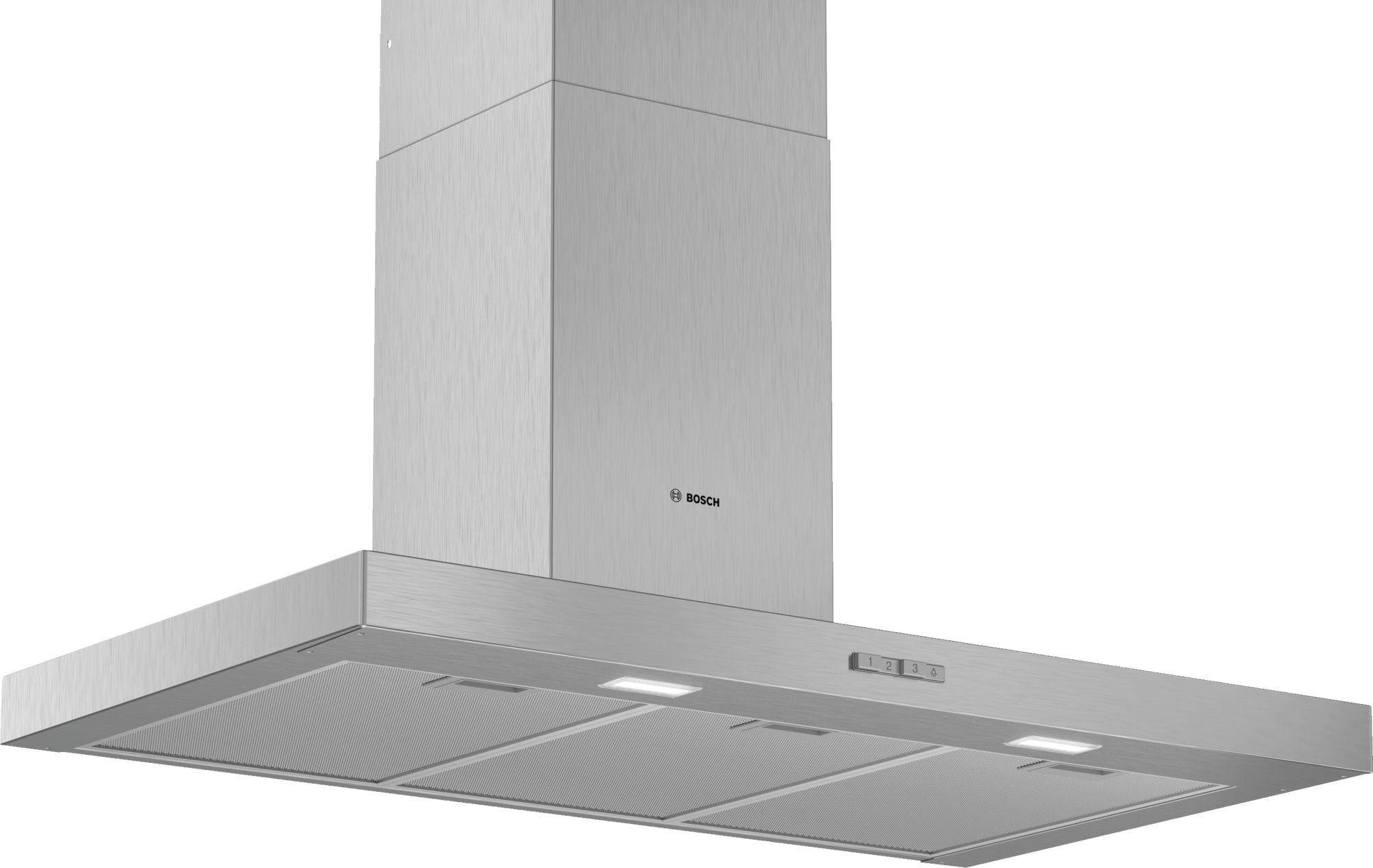 Bosch - DWB96BC50 - Serie 2, Vägghängd köksfläkt, 90 cm, Rostfritt stål