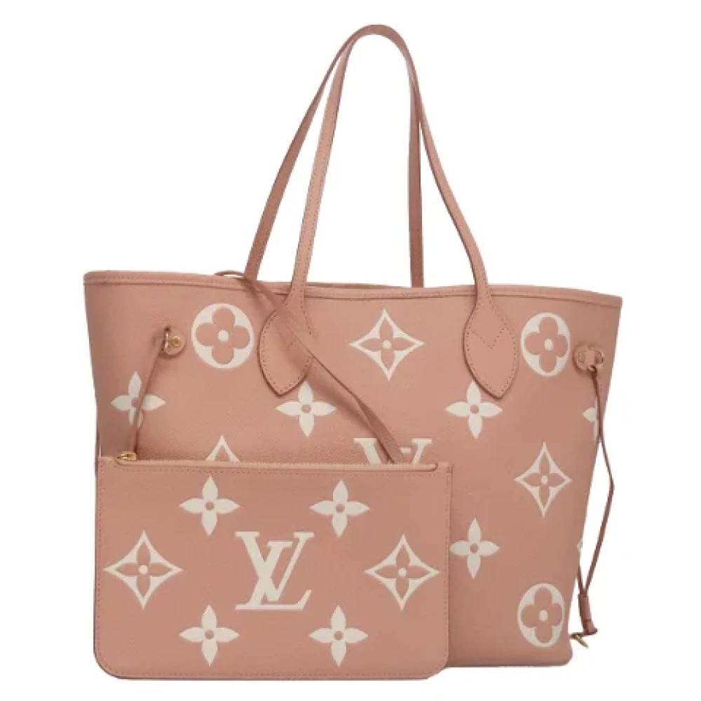Louis Vuitton Vintage Pre-owned Laeder totes - Vintage - Dame - Lyserød - ONE SIZE - Tyl