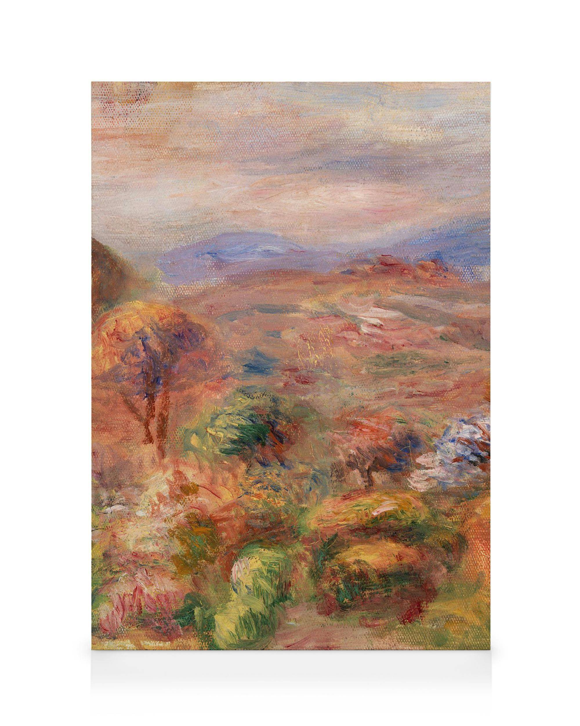 Canvastavlor Renoir - Landscape (Paysage) Canvastavla (50x70 cm - Svart ram)