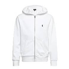 RALPH LAUREN KIDS French Terry Full-Zip Hoodie |Vit |132-137