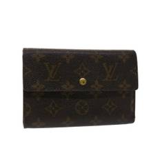 Louis Vuitton Vintage, Pre-owned, Dam, Brun, ONE Size, Brun Canvas Louis Vuitton Plånbok