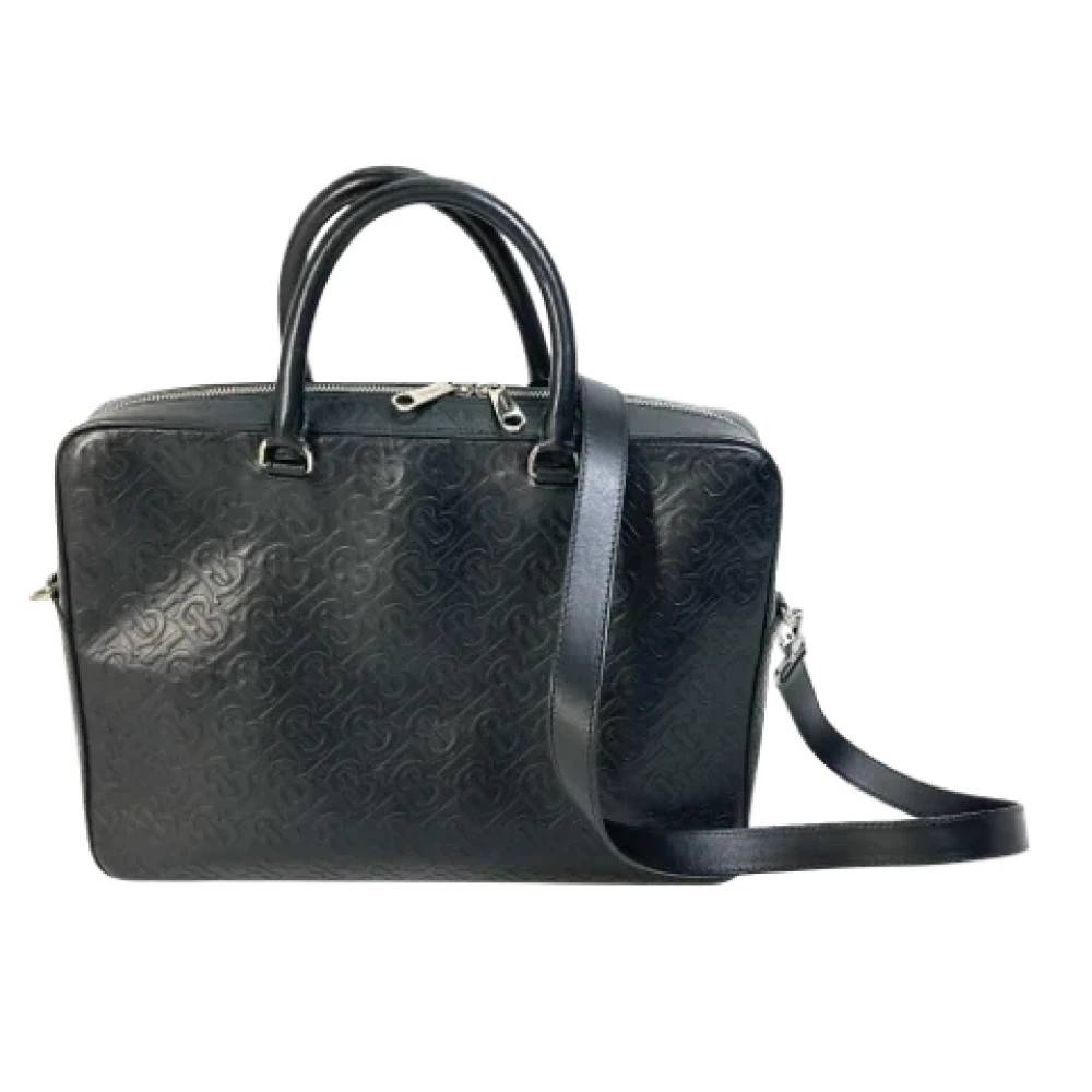 Burberry Vintage Pre-owned Laeder hndtasker - Vintage - Dame - Sort - ONE SIZE -