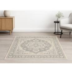 Beige elegante fliser vinyl tæppe til stuen