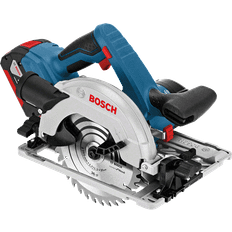 Bosch GKS 18V-57 G Professional Kreissäge, 2x5,0 Ah, L-Boxx (06016A2100)