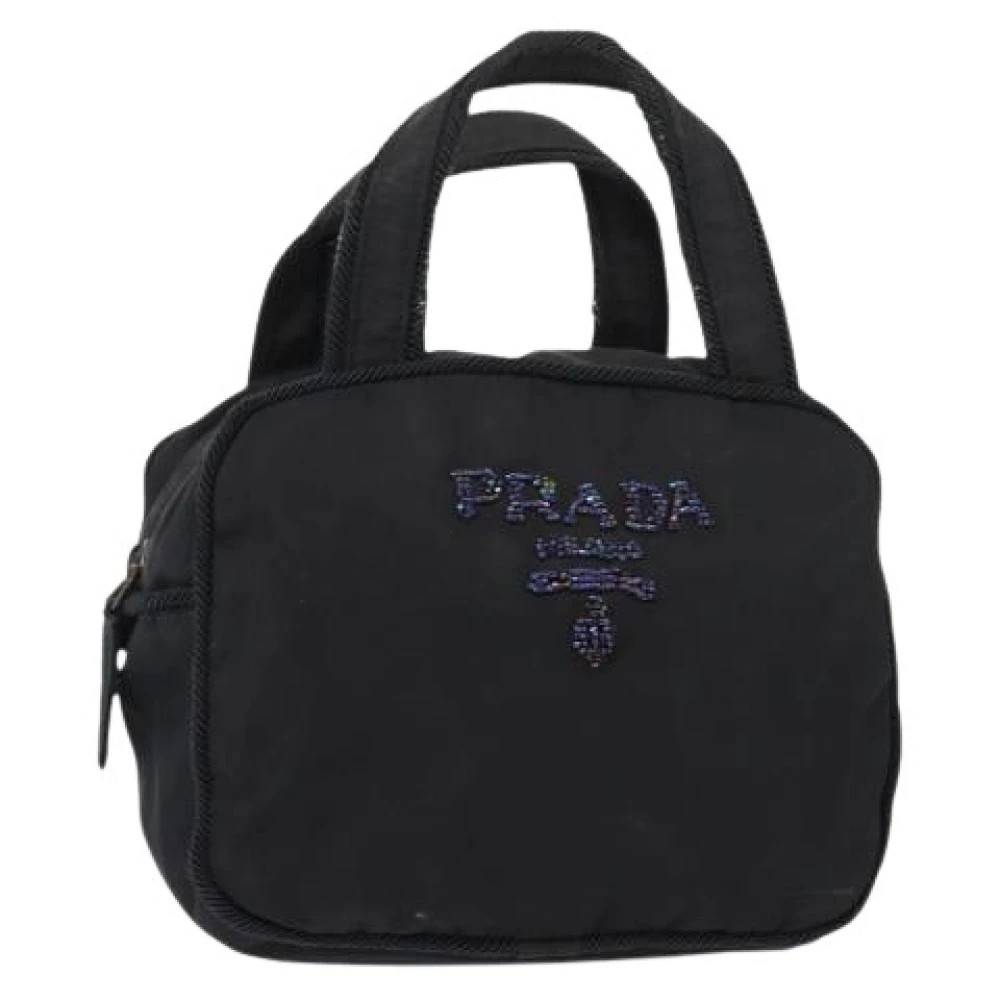 Prada Vintage Pre-owned Nylon Tote - Vintage - Dame - Sort - ONE SIZE - Nylon