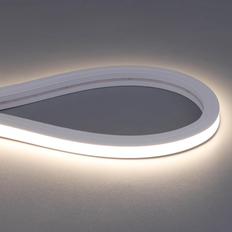 5m AnyCut Neon Flex 10x10 Neutral hvid LED strip - 8,5W/m, 12V, Ingen klippeafstand - Kulør : Neutral