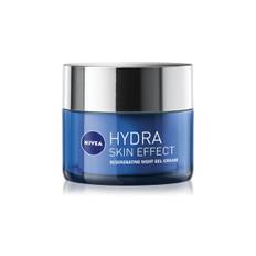 Nivea Hydra Regenerating night gel-creme med hudeffekt - Regenererende nat fugtgivende gel-creme - 50 ml