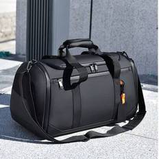 Fashion Travel Sports Duffel Bag, Large Capacity Shoulder Crossbody Bag For Gym Fitness, Spacious Carry-On Travel Luggage, Lightweight Waterproof Hand - Black