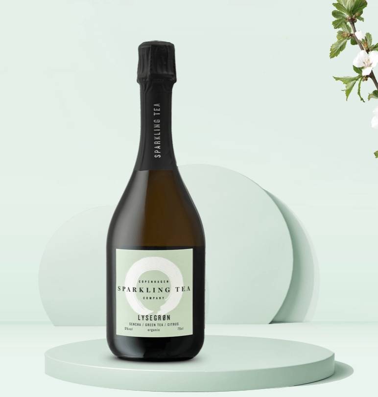 Copenhagen Sparkling Tea, Lysegrøn, 37,5 cl.
