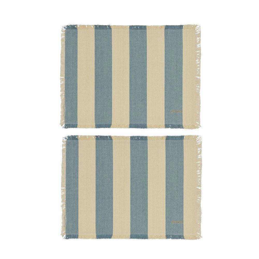 OYOY Toppu Placemat Bordstablett (2 st) Blue