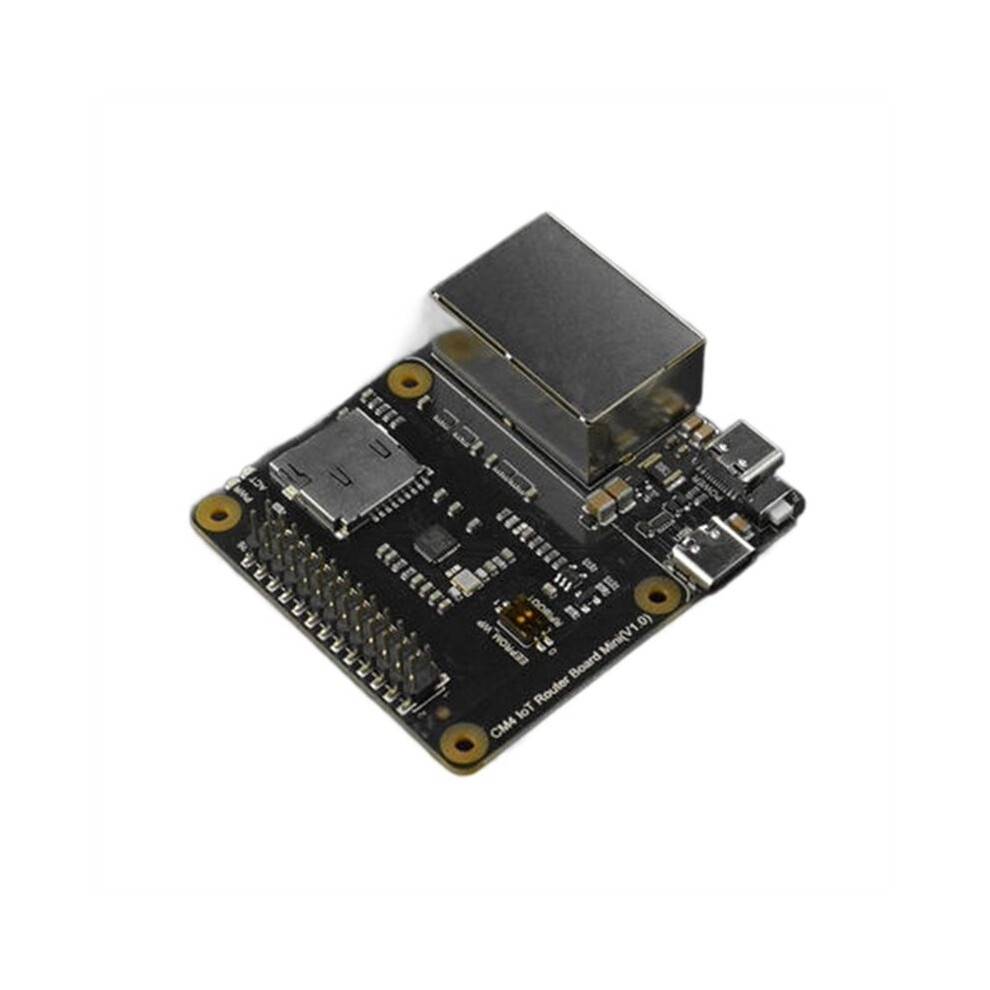 For Raspberry Pi Compute Module 4 Board with Two Gigabit Network Port for Gateway Home IoT Platform