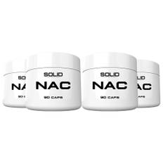 4 x SOLID Nutrition NAC, 90 caps