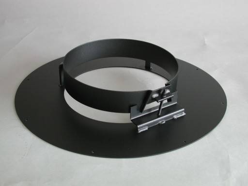 Metalbestos skorsten uØ 250mm takkrage med styrning 20°, svart