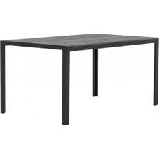 Las Vegas utebord 150x90 cm | Svart / Grå + Paket möbeltassar