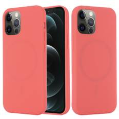 iPhone 12 mini - Azmaro Silikone magsafe cover - Hot pink